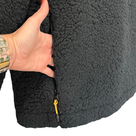 Chubbies Black The Night Fleece 1/4 Quarter Zip Warm Pullover Sweatshirt Size L - Picture 11 of 12